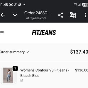 FITJEANS Bleach Blue Contour V3 High-Rise Jeans